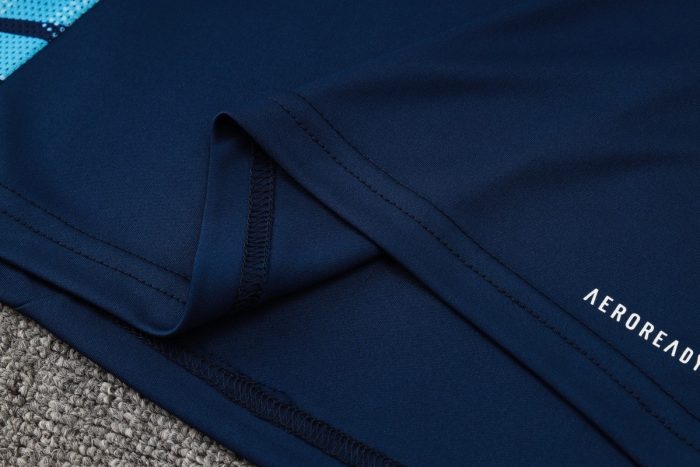 Arsenal 24-25 Short Sleeve Training Jersey Blue - 图片 5