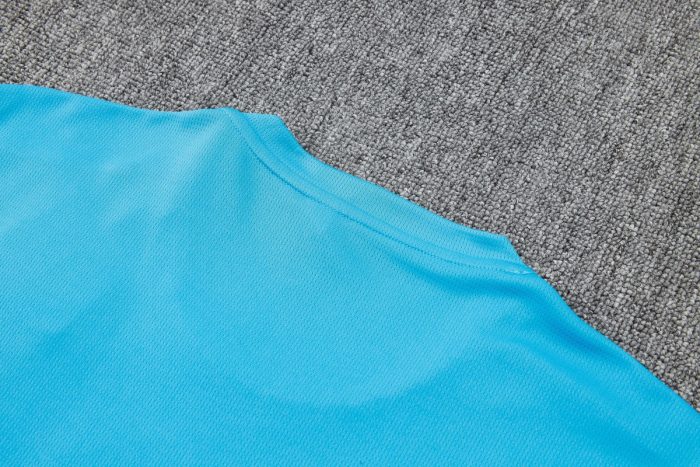 Manchester City 24-25 Light Blue Short Sleeve Training Suit - 图片 4