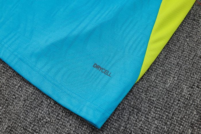 Manchester City 24-25 Light Blue Short Sleeve Training Suit - 图片 5