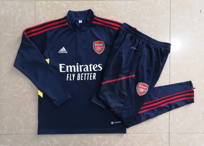 Arsenal 22/23 Half-Zip Jacket Blue - 图片 9
