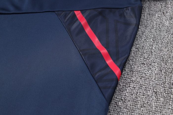 Arsenal 23-24 Half-Zip Jacket Navy Blue - 图片 5