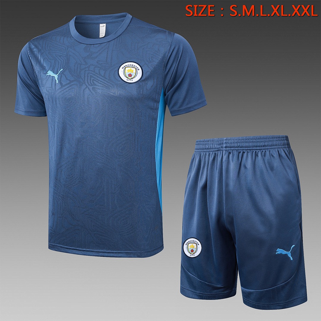 JER-4062_1 Manchester City 24-25 Short Sleeve Training Shirt - 图片 1