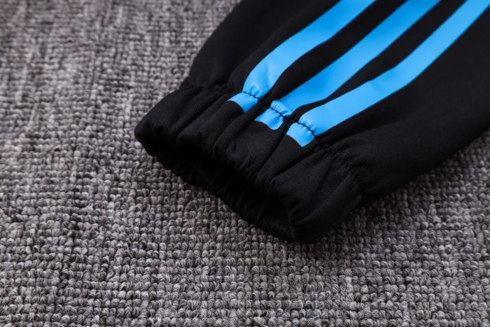 Arsenal 23-24 Long Zip Jacket Black - 图片 6