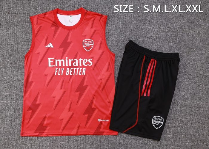 Arsenal 23-24 Red Vest - 图片 2