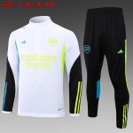 Arsenal 23-24 White Half-Zip Jacket