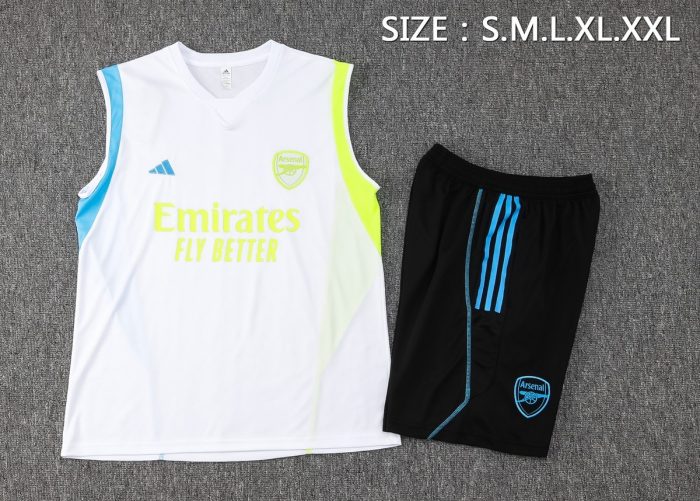 Arsenal 23/24 White Vest - 图片 2
