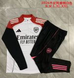Arsenal White Half-Zip Jacket - 图片 9