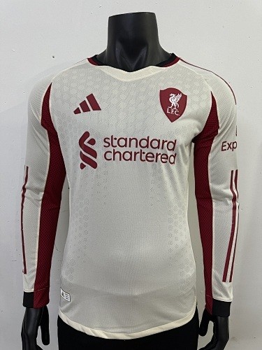 JER-4072_1 Liverpool FC 25-26 Away Player Version Long Sleeve - 图片 1