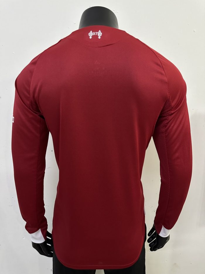 Liverpool FC 2024-2025 Home Player Version Long Sleeve Jersey - 图片 3