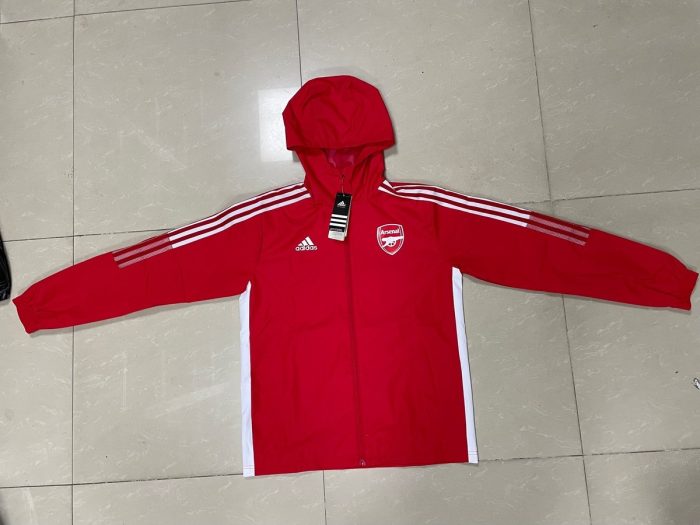 Arsenal 21-22 Red Windbreaker - 图片 5