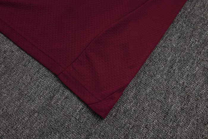 Arsenal Maroon Retro Polo - 图片 3
