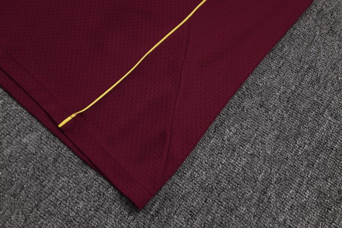 Arsenal Maroon Retro Polo - 图片 4