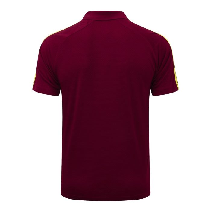 Arsenal Maroon Retro Polo - 图片 7