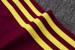 Arsenal Maroon Retro Short Sleeve Jersey (Yellow Trim) - 图片 5