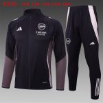 Arsenal 24/25 Dark Grey Children's Long Zipper Jacket