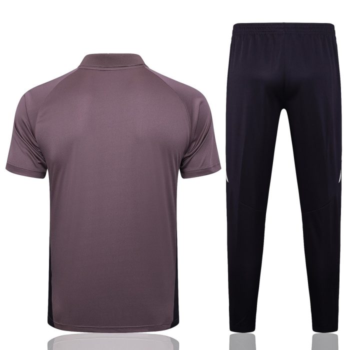 Arsenal 24/25 Polo Shirt Grey Purple - 图片 7