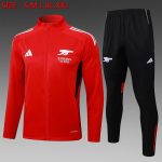 Arsenal Red Long Zipper Jacket