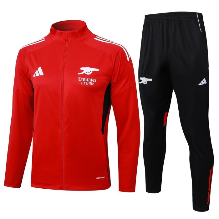 Arsenal Red Long Zipper Jacket - 图片 8
