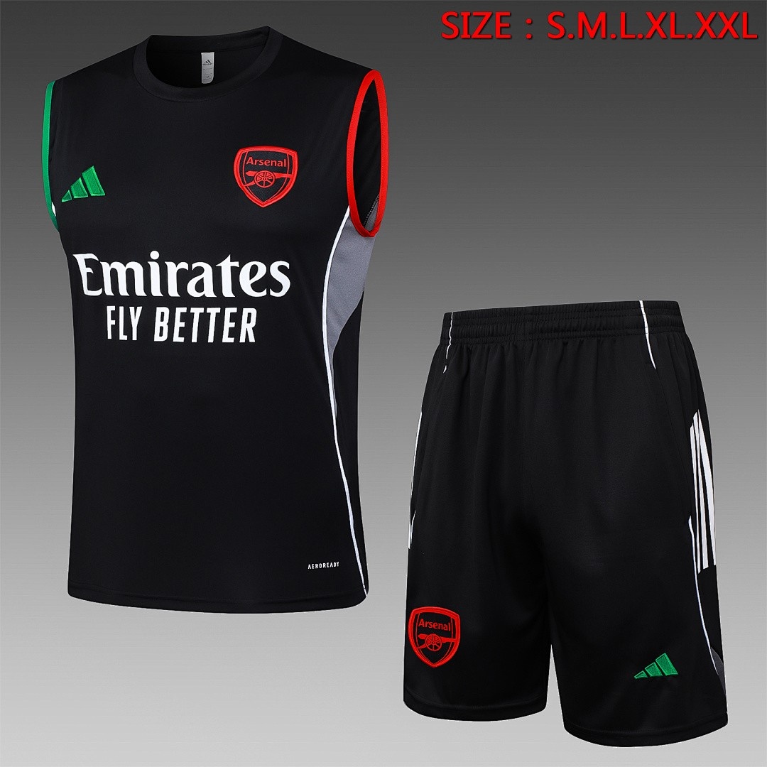 JER-4105_1 Arsenal Black Vest Sleeve - 图片 1