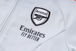 Arsenal 22/23 Light Gray Long Zip Jacket - 图片 6