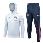 Arsenal 22/23 Light Gray Long Zip Jacket - 图片 8