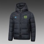 Arsenal Black Cotton Jacket - 图片 2