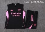 Arsenal Black Vest with Pink Advertising - 图片 2
