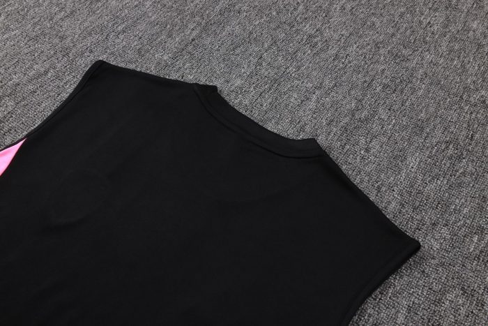 Arsenal Black Vest with Pink Advertising - 图片 5