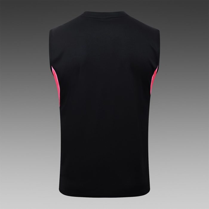 Arsenal Black Vest with Pink Advertising - 图片 8