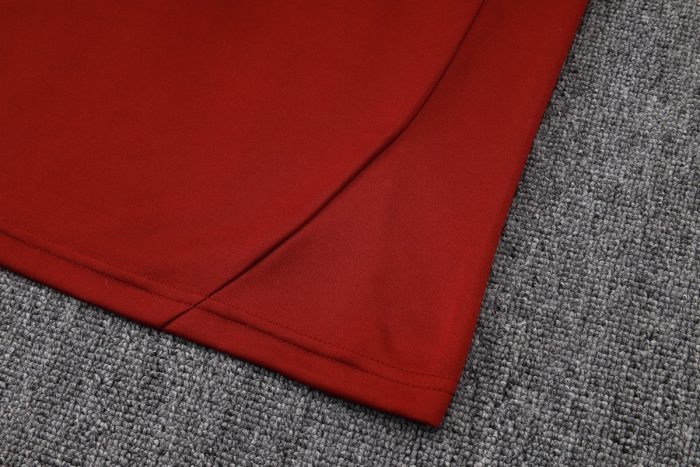Arsenal 25/26 Half-Zip Jacket Maroon (White Badge) - 图片 3