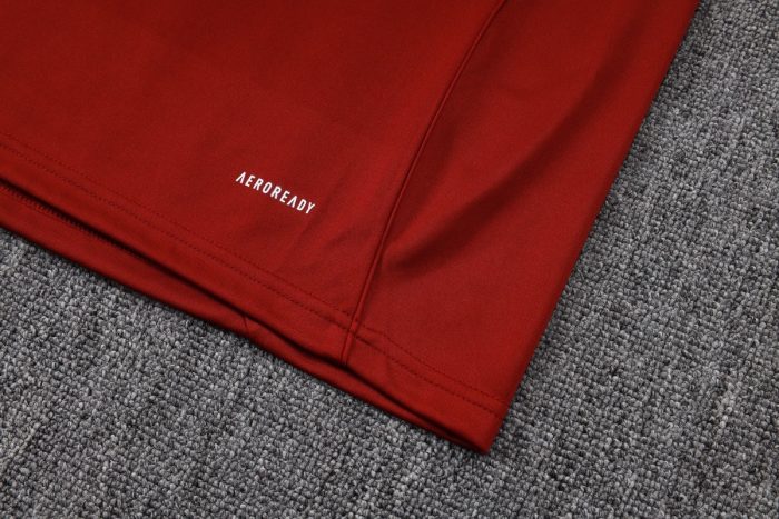 Arsenal 25/26 Half-Zip Jacket Maroon (White Badge) - 图片 4