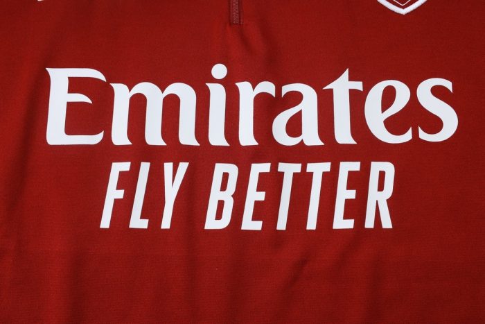 Arsenal 25/26 Half-Zip Jacket Maroon (White Badge) - 图片 5