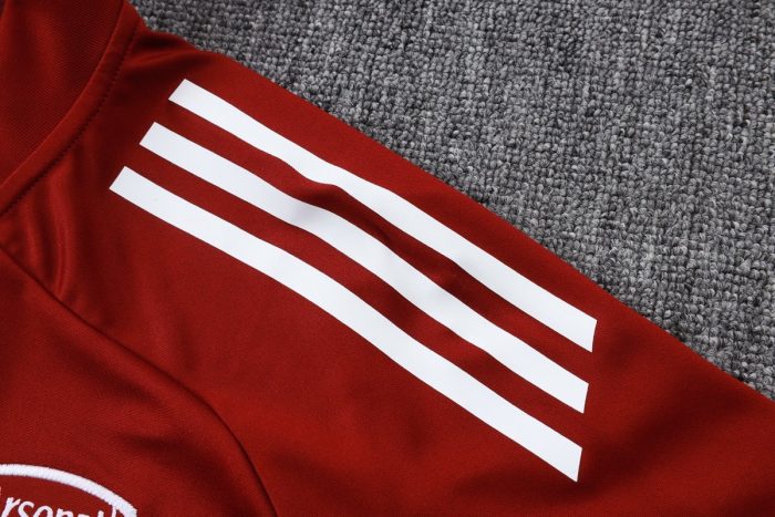 Arsenal 25/26 Half-Zip Jacket Maroon (White Badge) - 图片 6