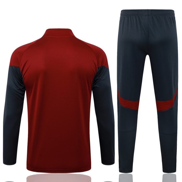 Arsenal 25/26 Half-Zip Jacket Maroon (White Badge) - 图片 7