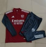 Arsenal 25/26 Half-Zip Jacket Maroon (White Badge) - 图片 9