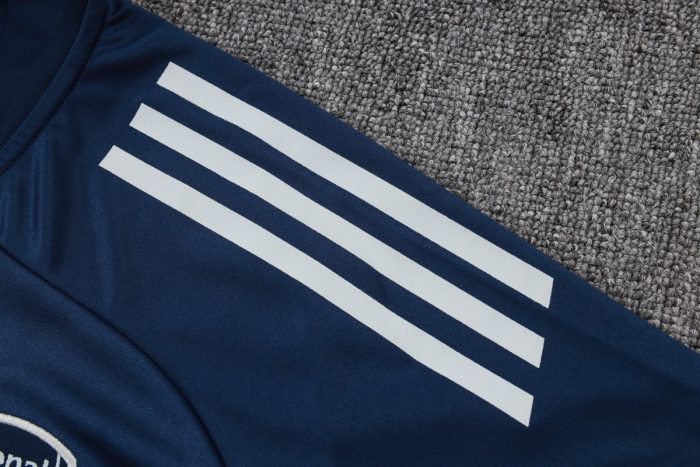 Arsenal 25/26 Half-Zip Jacket Blue (Gray Logo) - 图片 5