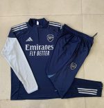 Arsenal 25/26 Half-Zip Jacket Blue (Gray Logo) - 图片 9