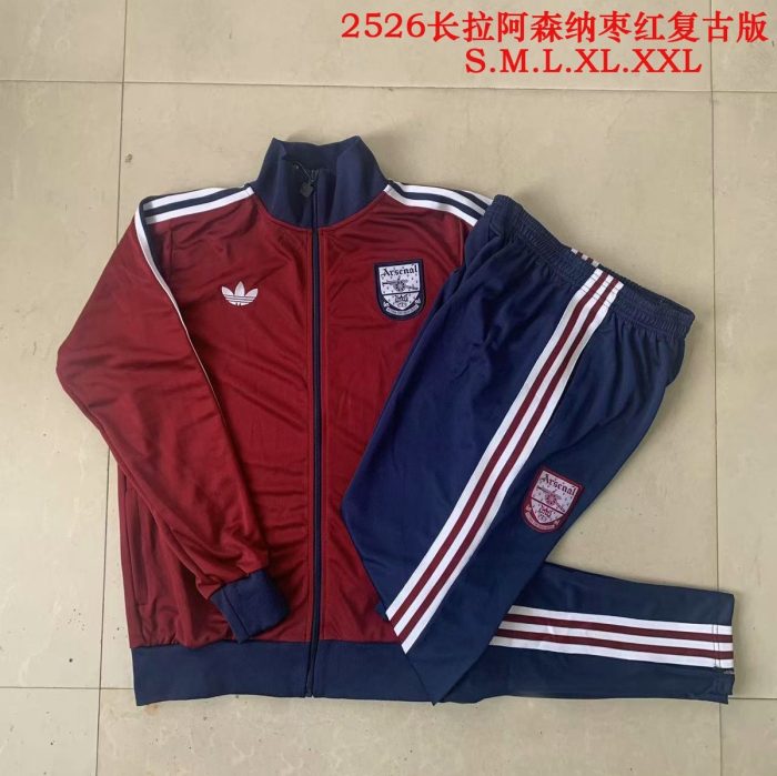 Arsenal Maroon Retro Edition (Navy Collar) - 图片 9