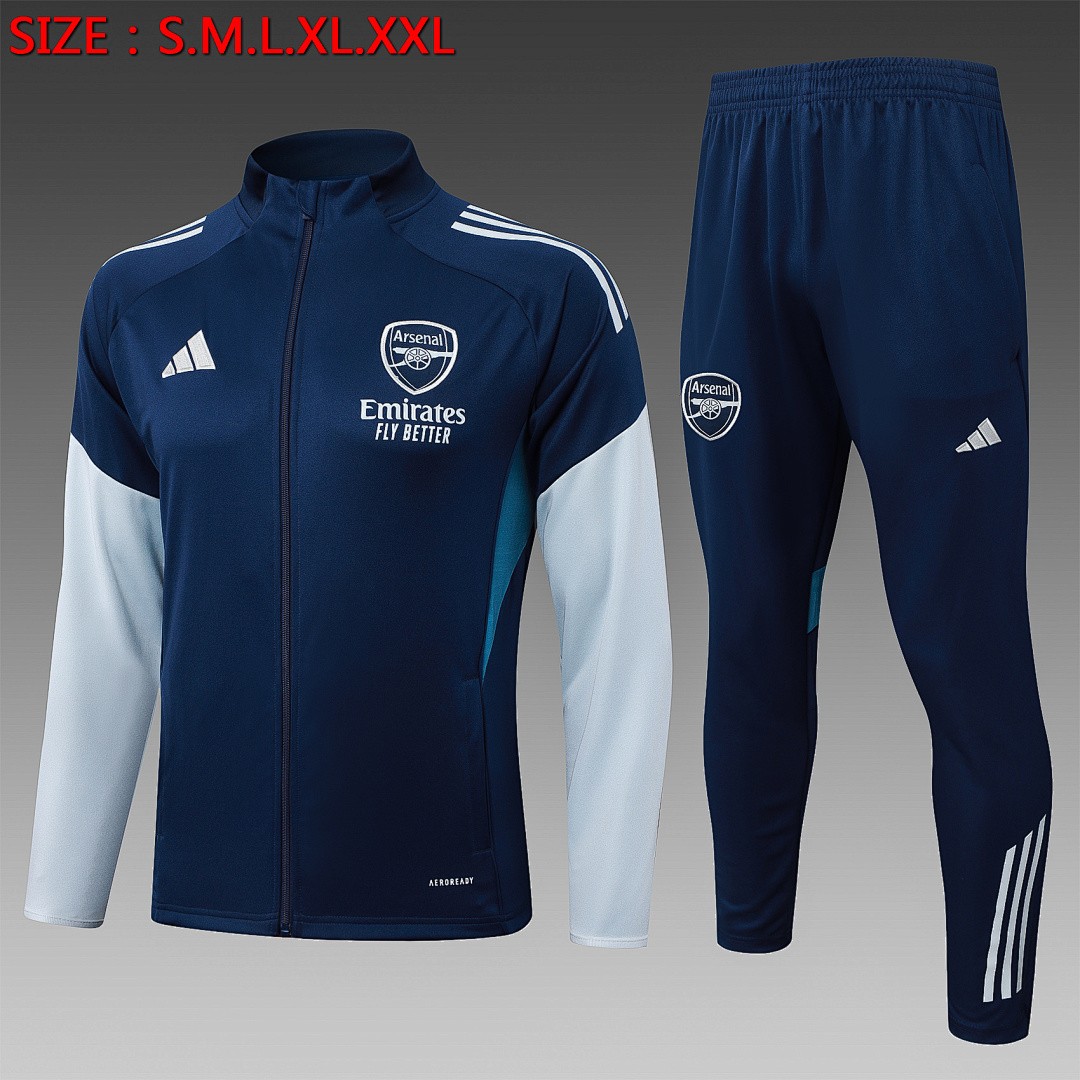 JER-4164_1 Arsenal 2526 Long Zipper Jacket (Grey Logo) - 图片 1
