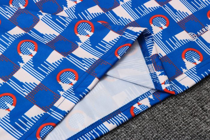 Arsenal 22/23 Short Sleeve Full Body Splatter Print Blue - 图片 4