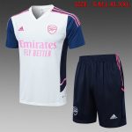 Arsenal 22/23 Light Green Short Sleeve Training Set with 5-inch Shorts