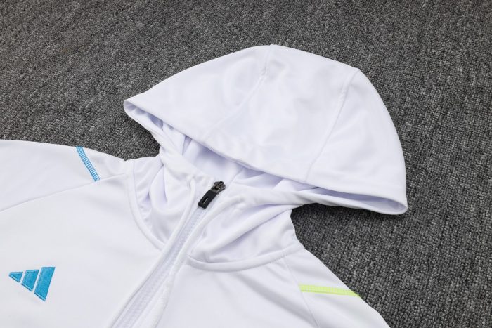 Arsenal 23-24 Half-Zip Jacket White - 图片 7