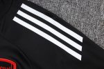 Arsenal Black Half-Zip Jacket with Red and Green Sleeves - 图片 5