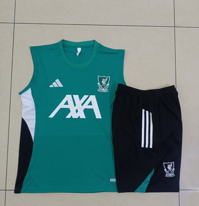 Liverpool FC Vest Green (White Logo) - 图片 9