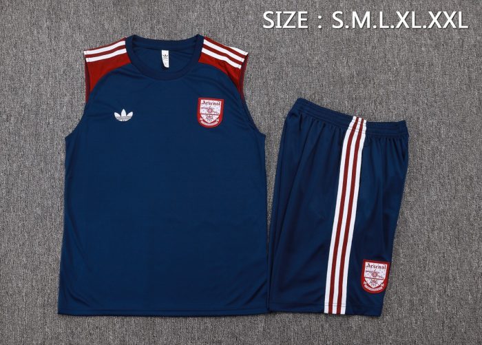 Arsenal Retro Vest (Shoulder Burgundy) - 图片 2