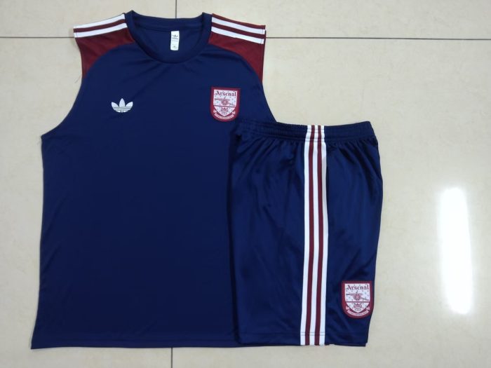 Arsenal Retro Vest (Shoulder Burgundy) - 图片 9