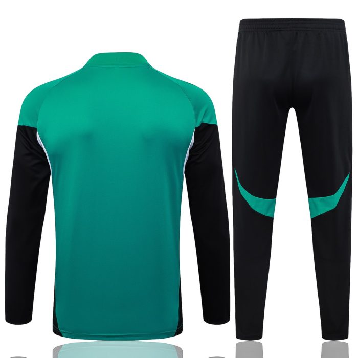 Liverpool FC 25/26 Half-Zip Jacket Green (White Logo) - 图片 7