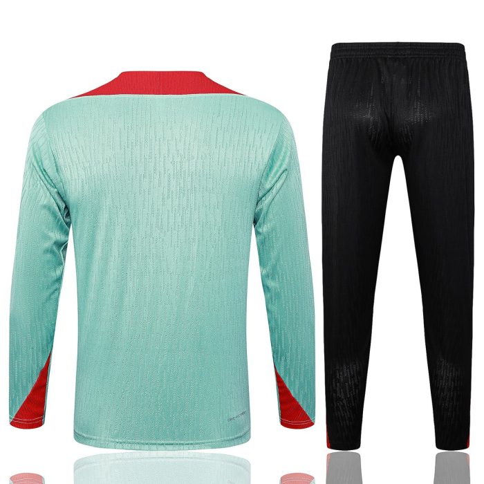 Liverpool FC 24/25 Half Zip Jacket Green - 图片 3