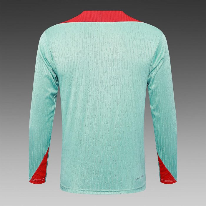 Liverpool FC 24/25 Half Zip Jacket Green - 图片 5