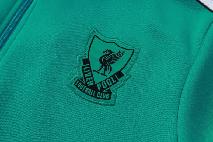 Liverpool FC 2025/26 Long Sleeve Training Suit Green - 图片 5